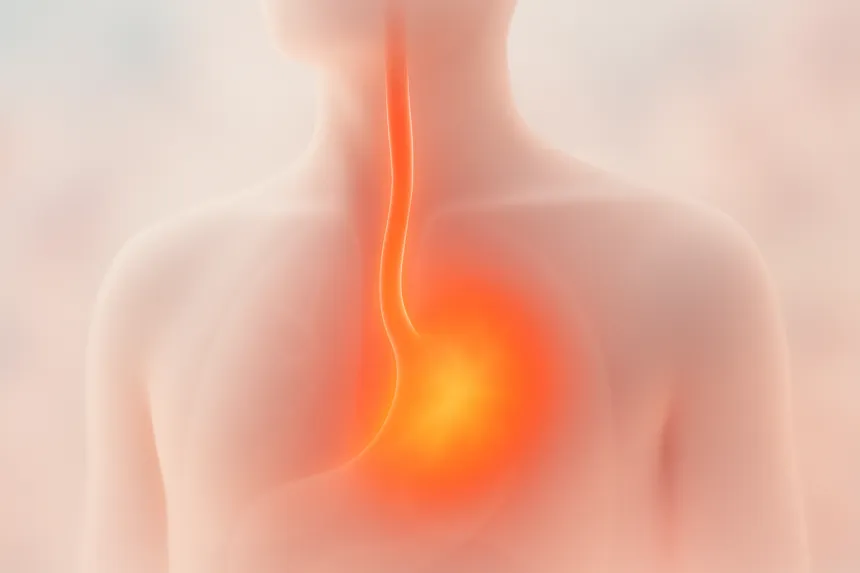 가슴이 타는 듯한 증상