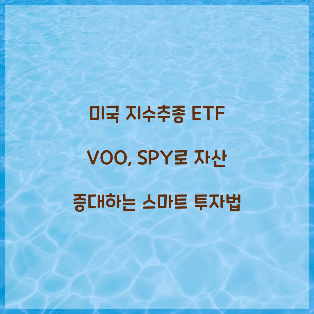 미국 지수추종 ETF