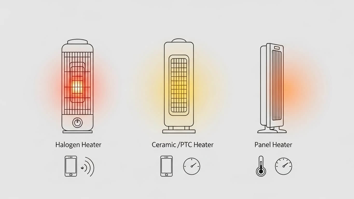 제품별 효율과 소비전력, 어떤 난방기가 유리할까?