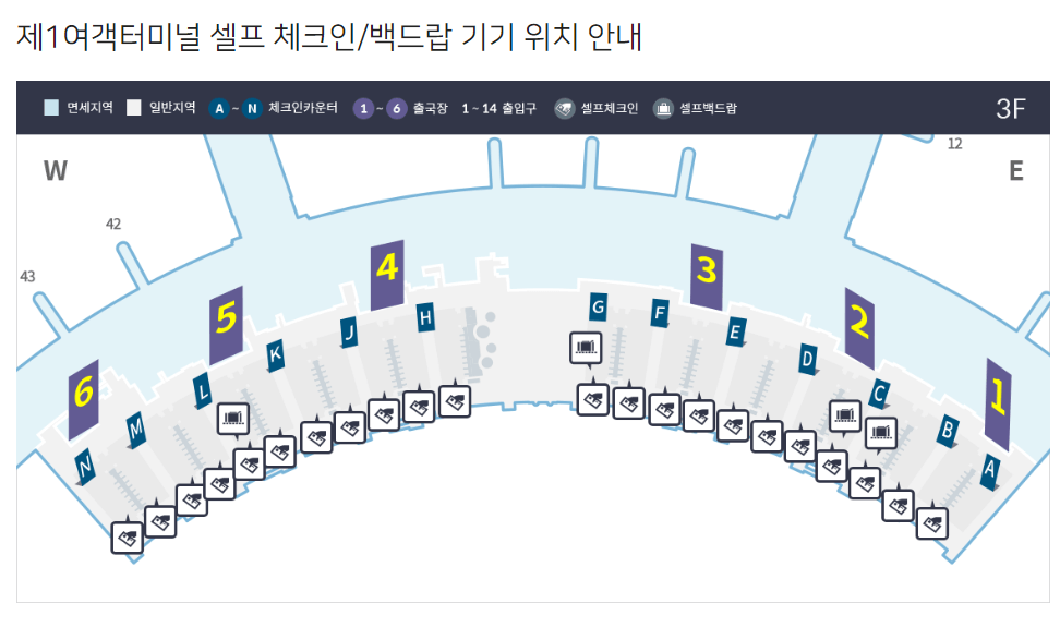 인천공항 셀프 체크인