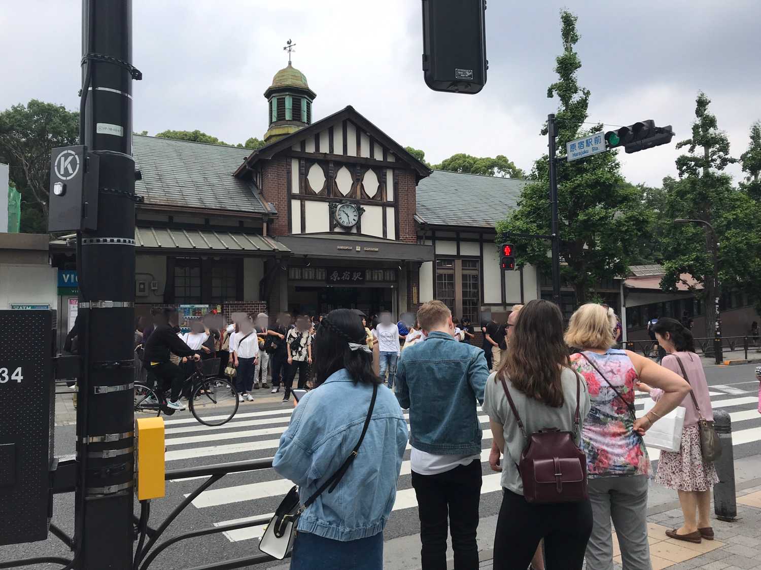 도쿄 하라주쿠역 근처