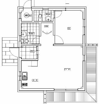 숲속의집6인실 평면도