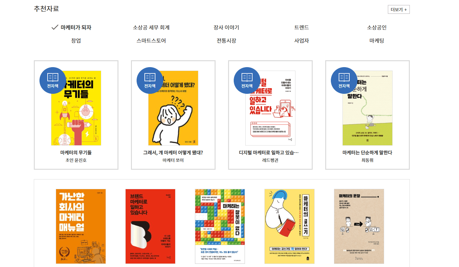 소상공인지식배움터-전자도서관-이용방법