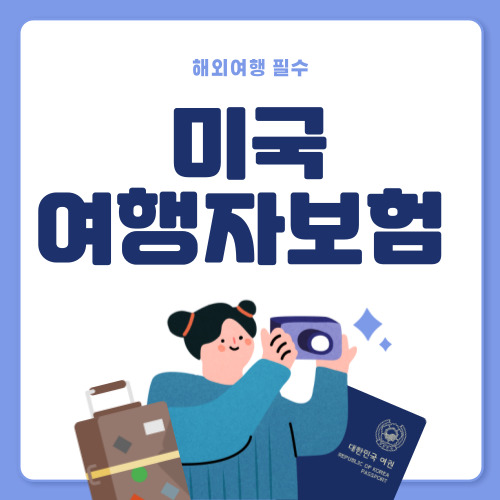 저렴한 미국 여행자보험 추천