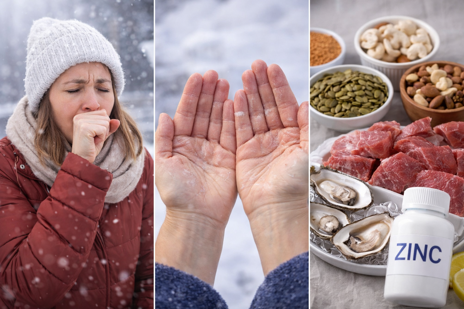 겨울철 아연 결핍 주의보 관련 사진
