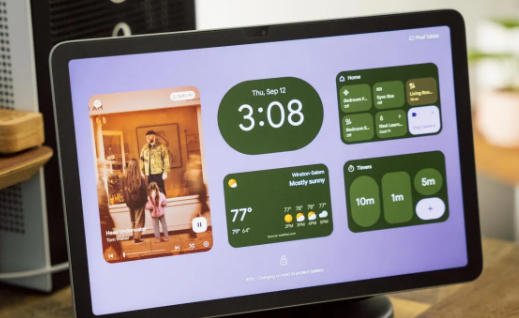 Android 15의 새로운 잠금 화면 위젯 기능(이미지출처-9to5google)