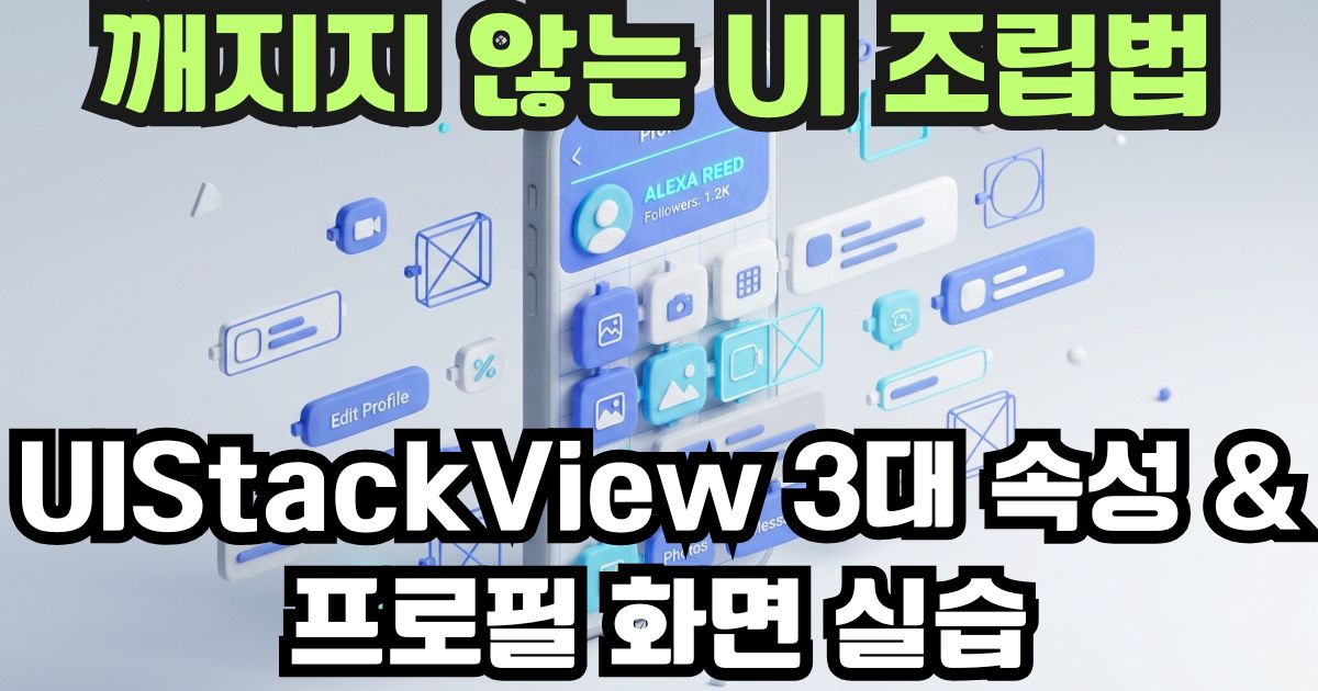 3_3 UIStackView 3대 속성
