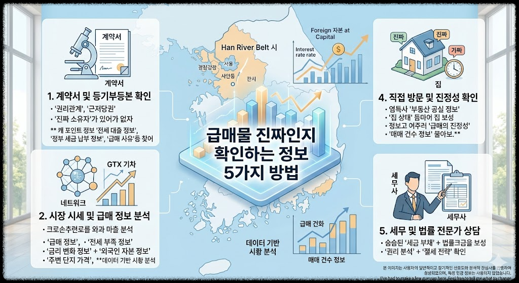 급매물 진짜인지 확인하는 방법