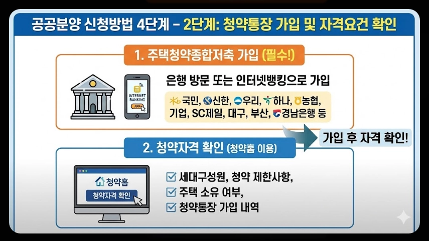 공공분양 청약조건 신청방법 혜택3분확인