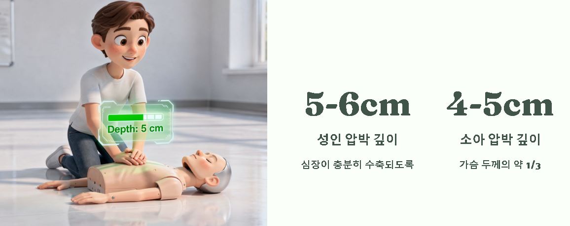 심폐소생술 가슴압박위치