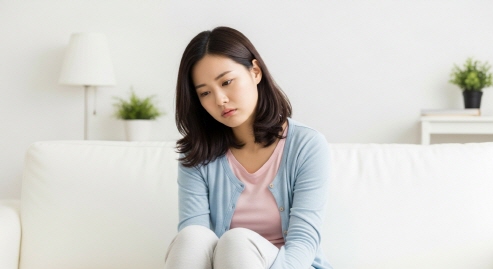 피곤한 사람의 얼굴