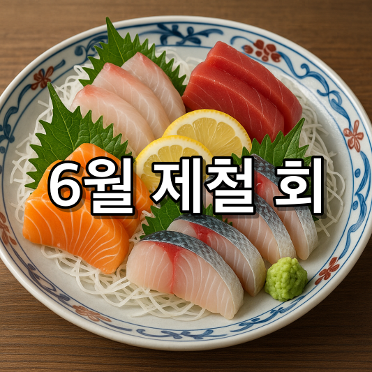 6월 제철회 해산물 총 정리