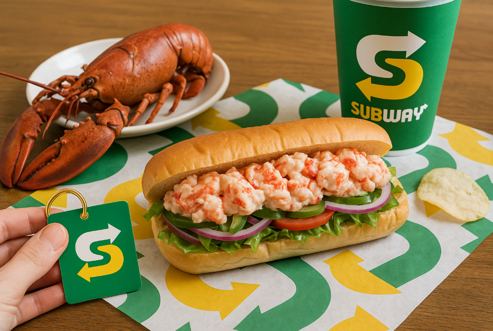 서브웨이 키링 카드 무료로 받고 랍스터 샌드위치 꿀조합까지!