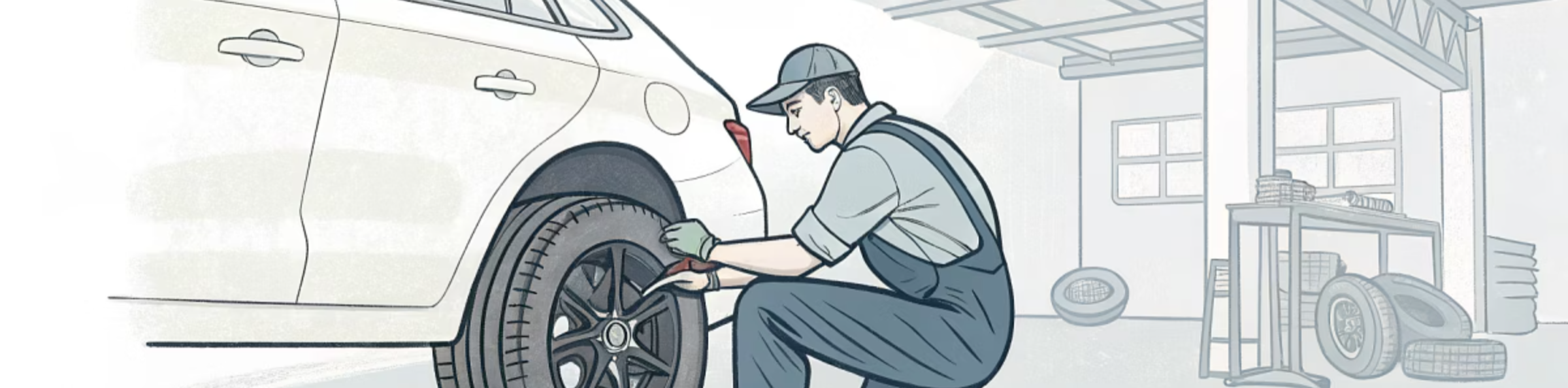 타이어 위치 교환