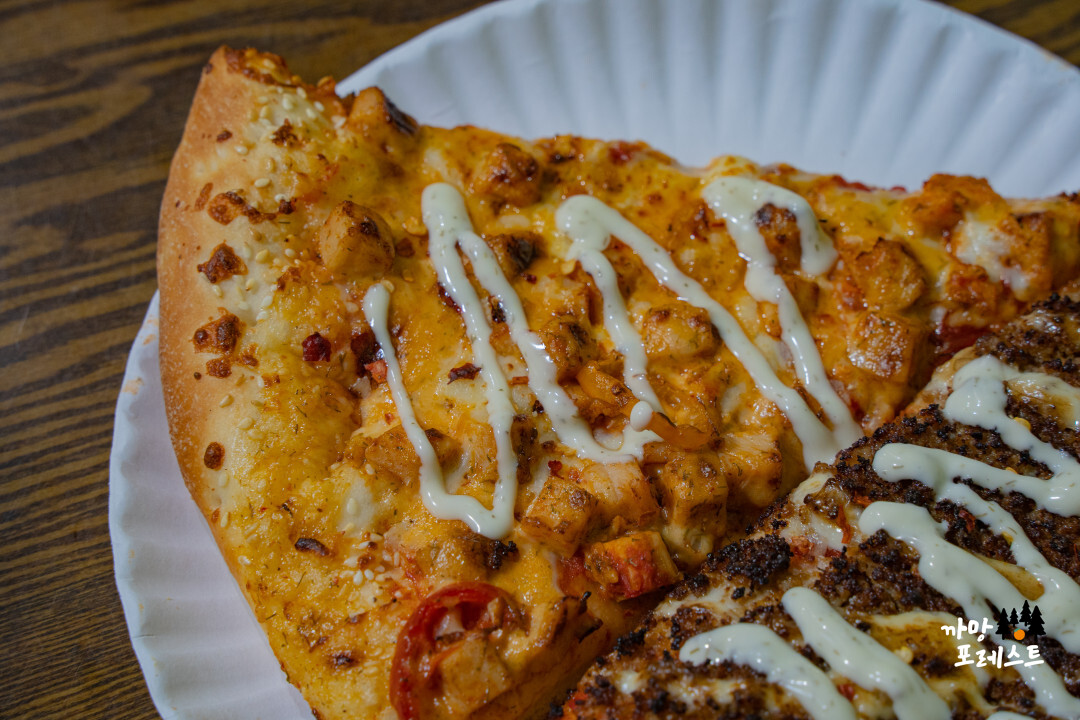 캐나다 밴쿠버 거리 피자