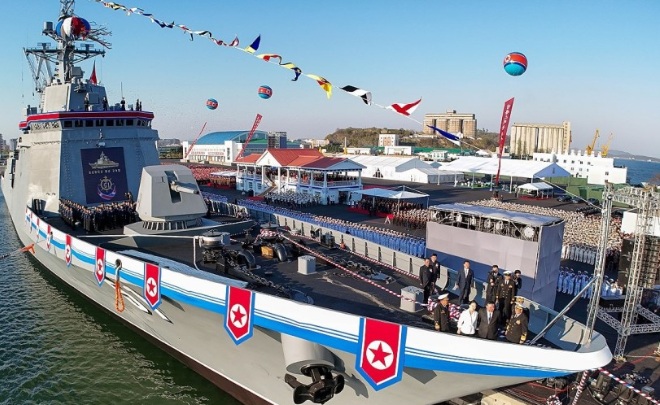 북한 구축함 사고