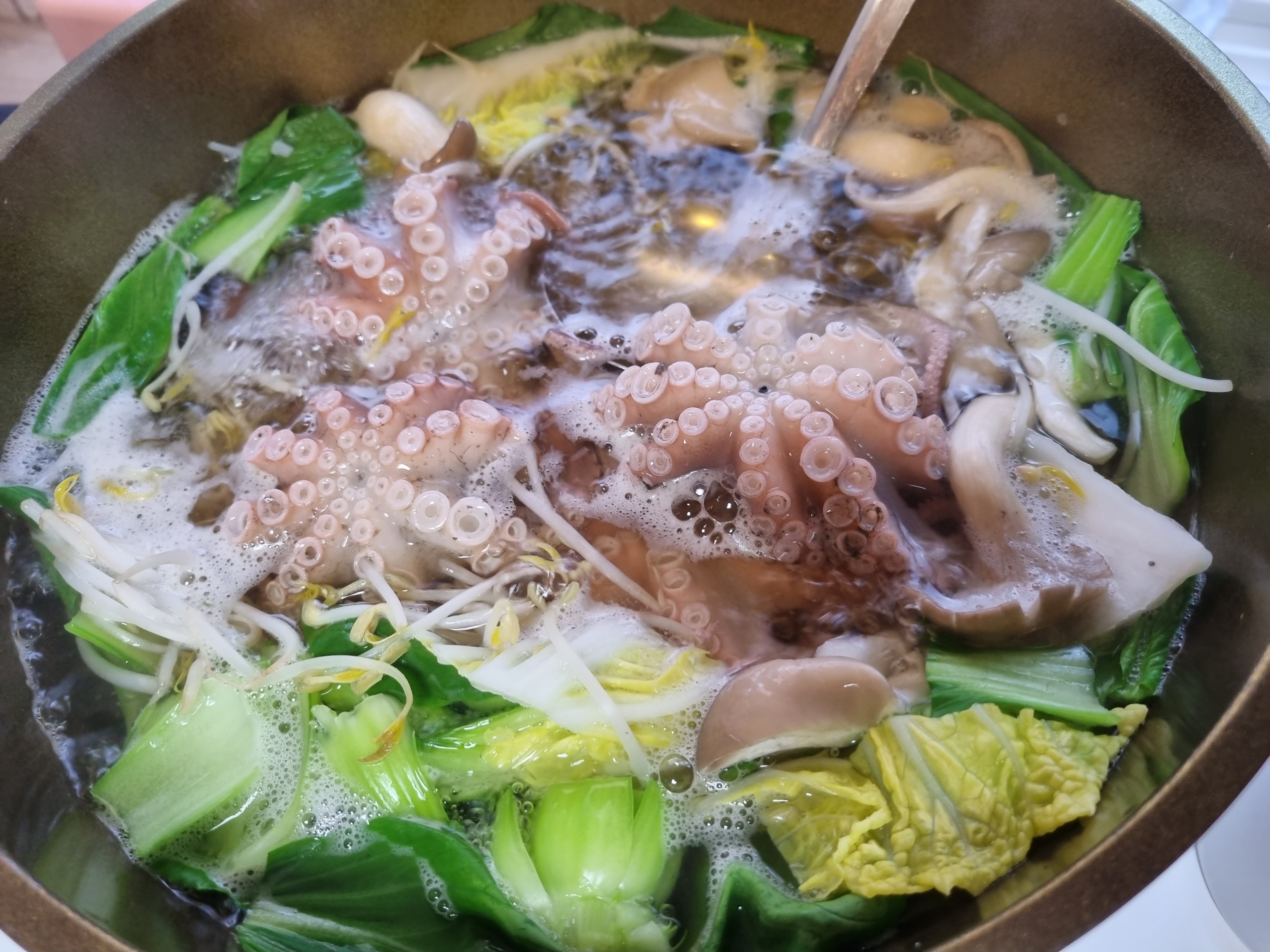 산정호수 막걸리 안주