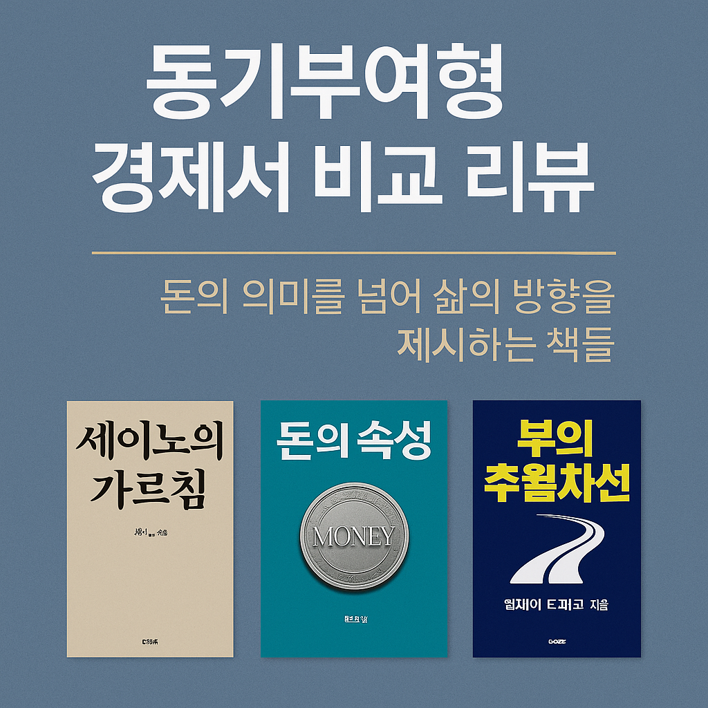 동기부여형 경제서 비교 리뷰