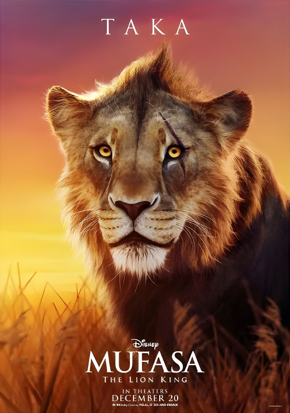 '무파사: 라이온 킹' 포스터. (사진=월트 디즈니 코리아 제공) 2024.12.10. *재판매 및 DB 금지