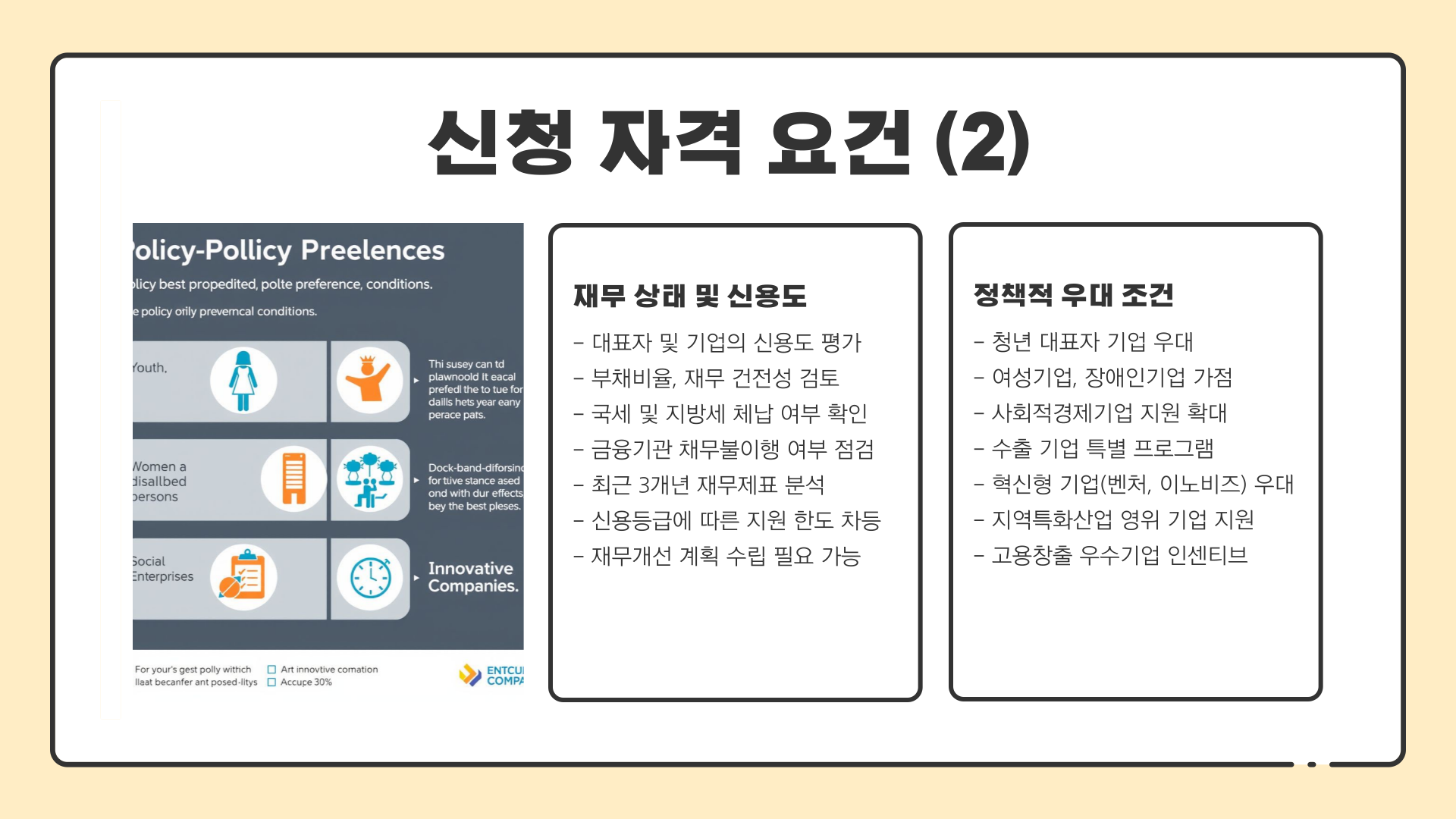 사업자정책지원금-자격요건