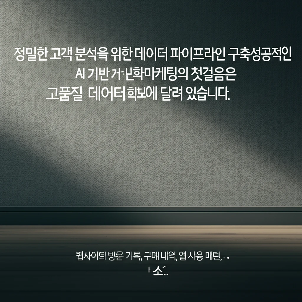 AI 초개인화 마케팅 전략 미시 데이..