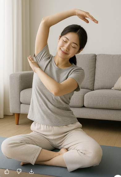 관절이 뻣뻣할 때, 아침 10분 스트레칭 루틴으로 몸을 부드럽게 만드는 방법 관련 사진