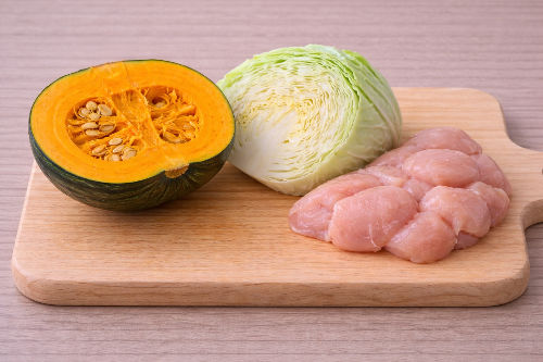 중기 이유식 닭고기 단호박 양배추 죽 레시피