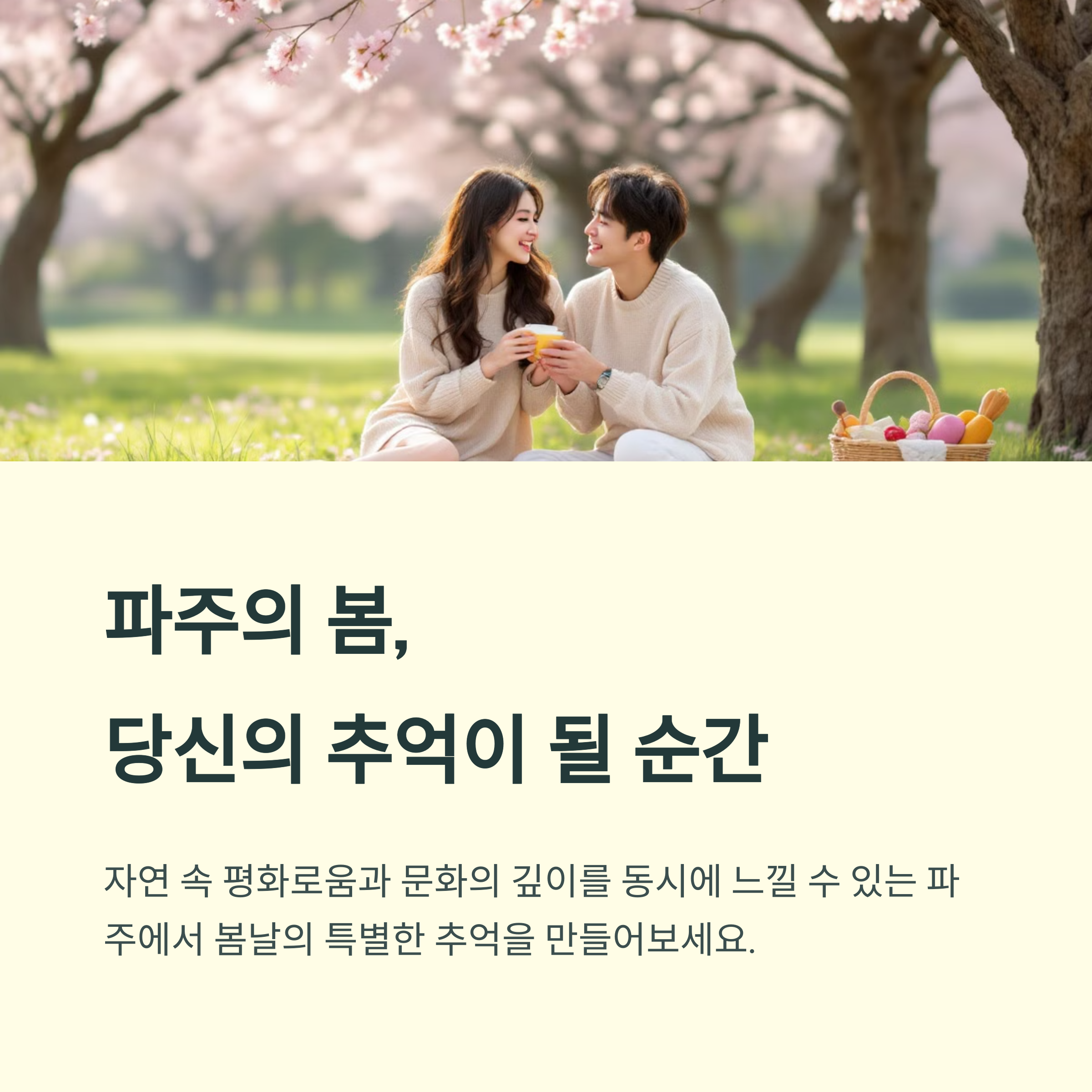 파주 가볼 만한 봄 코스