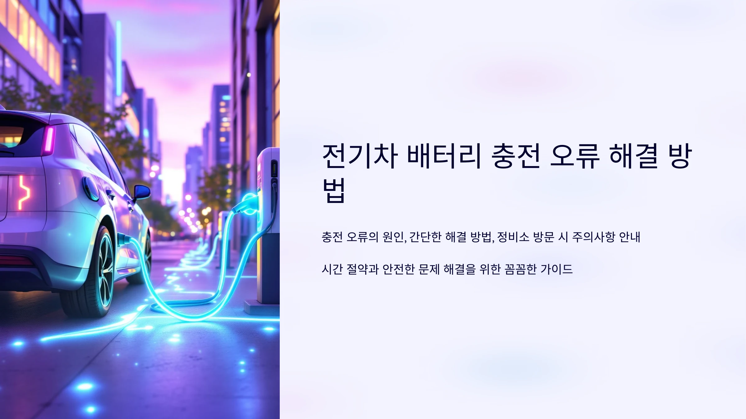 전기차-배터리-충전-오류-해결-방법