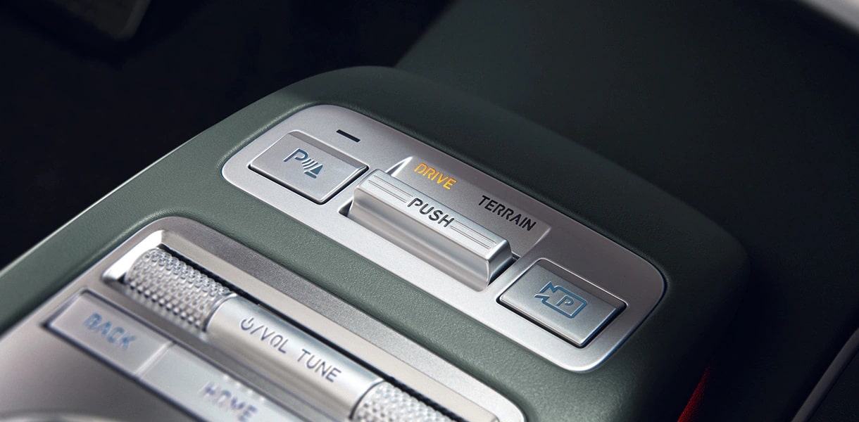 GV70 전기차의 주행 모드 설정 이미지입니다.