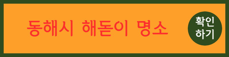 동해 해돋이 명소