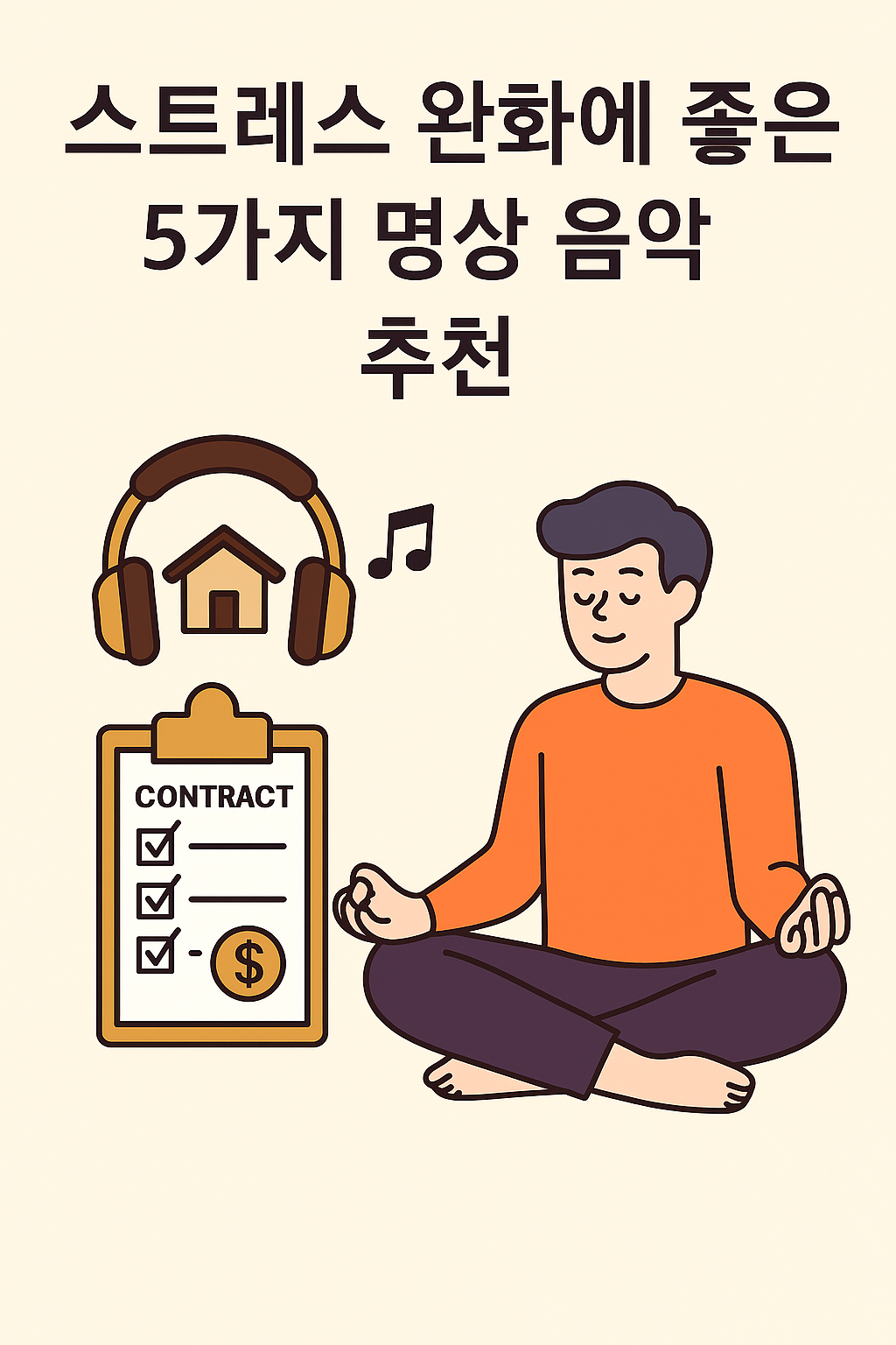 스트레스 완화에 좋은 5가지 명상 음악 추천