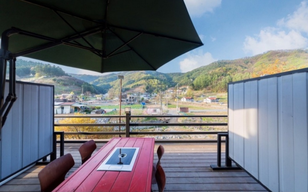 테라스 바베큐장