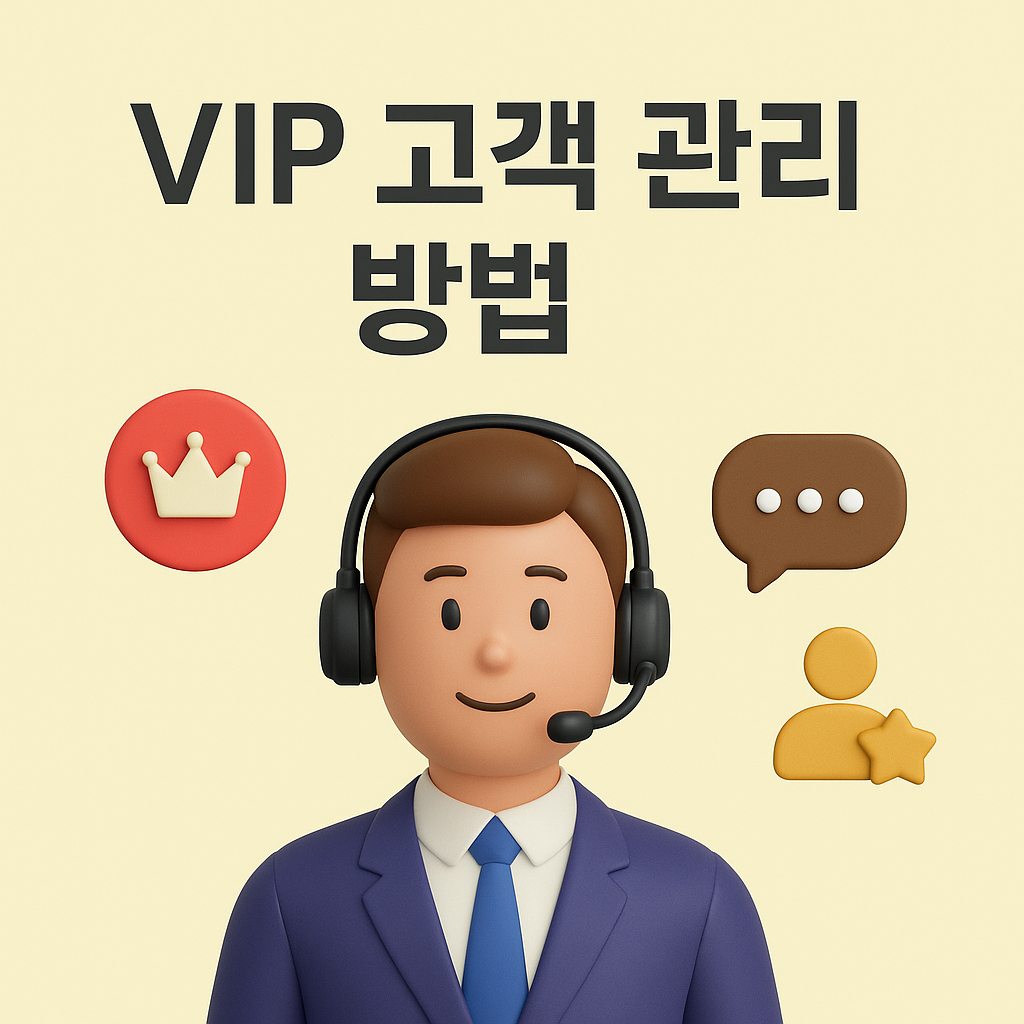 VIP 고객 관리 방법 – 단골을 넘어 팬으로 만드는 정밀 마케팅 전략