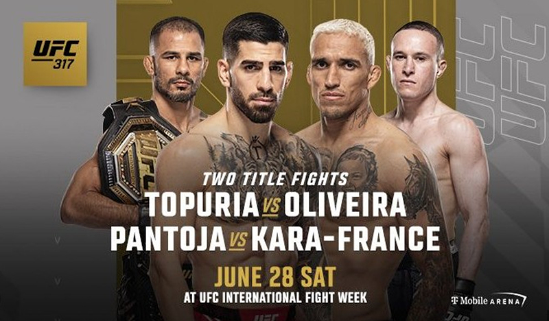 UFC 317: 톱리아 vs 올리베이라 경기
