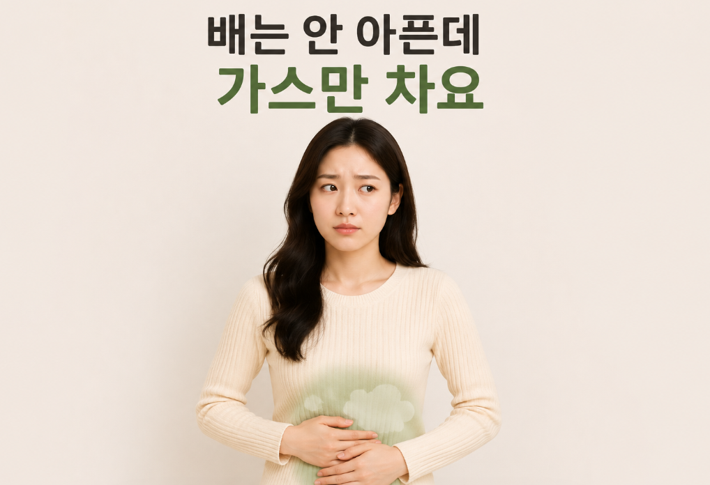 배는 안 아픈데 가스만 차요 과민성대장증후군