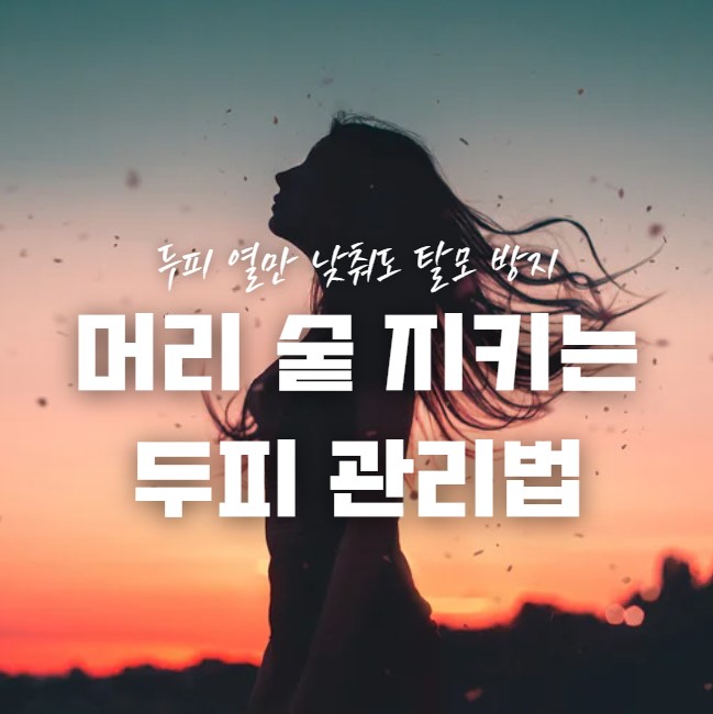 두피 열만 낮춰도 탈모 방지