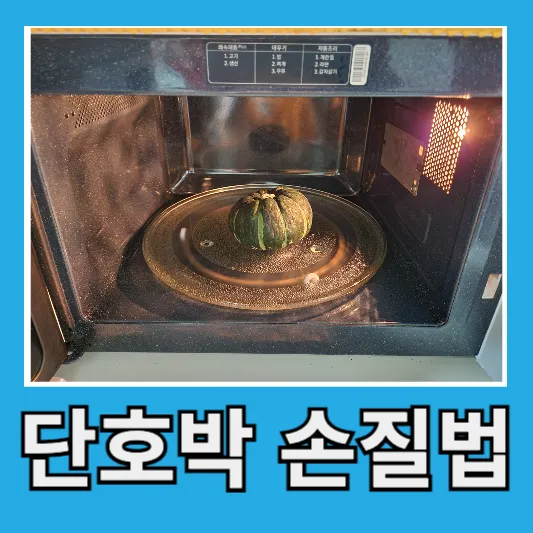 미니단호박 손질법