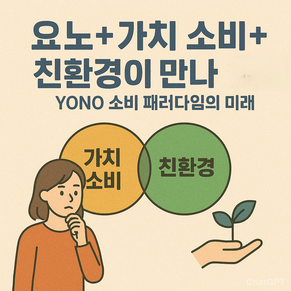 요노 + 가치 소비 + 친환경이 만나는 지점｜YONO 소비 패러다임의 미래