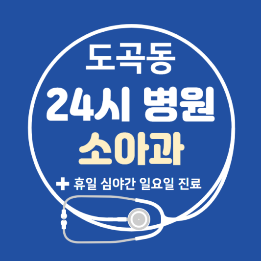 도곡동-24시간-병원-소아과-토요일-야간-일요일-진료-당직병원-찾기