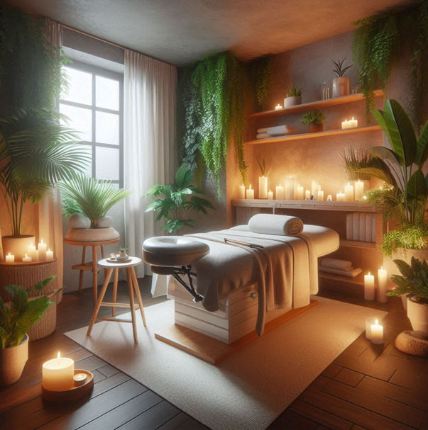 아늑한 스파 공간