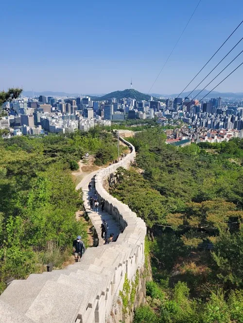 인왕산 등산코스 둘레길 숲속쉼터 기차바위 지도_5