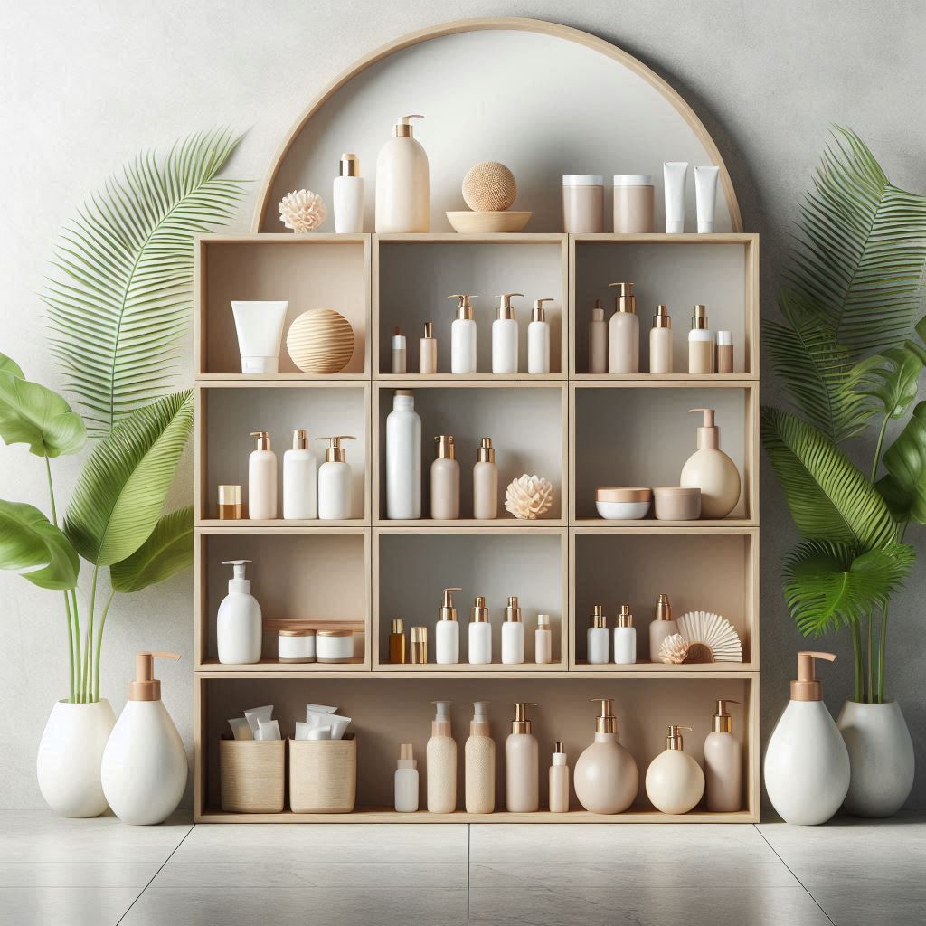 피부,체형관리 샵 배경