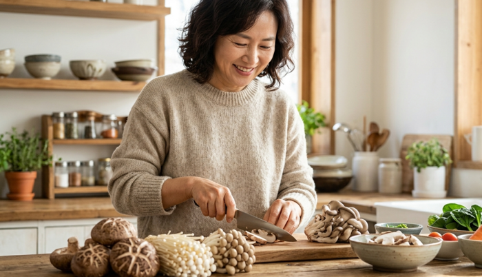 면역력 높이는 버섯