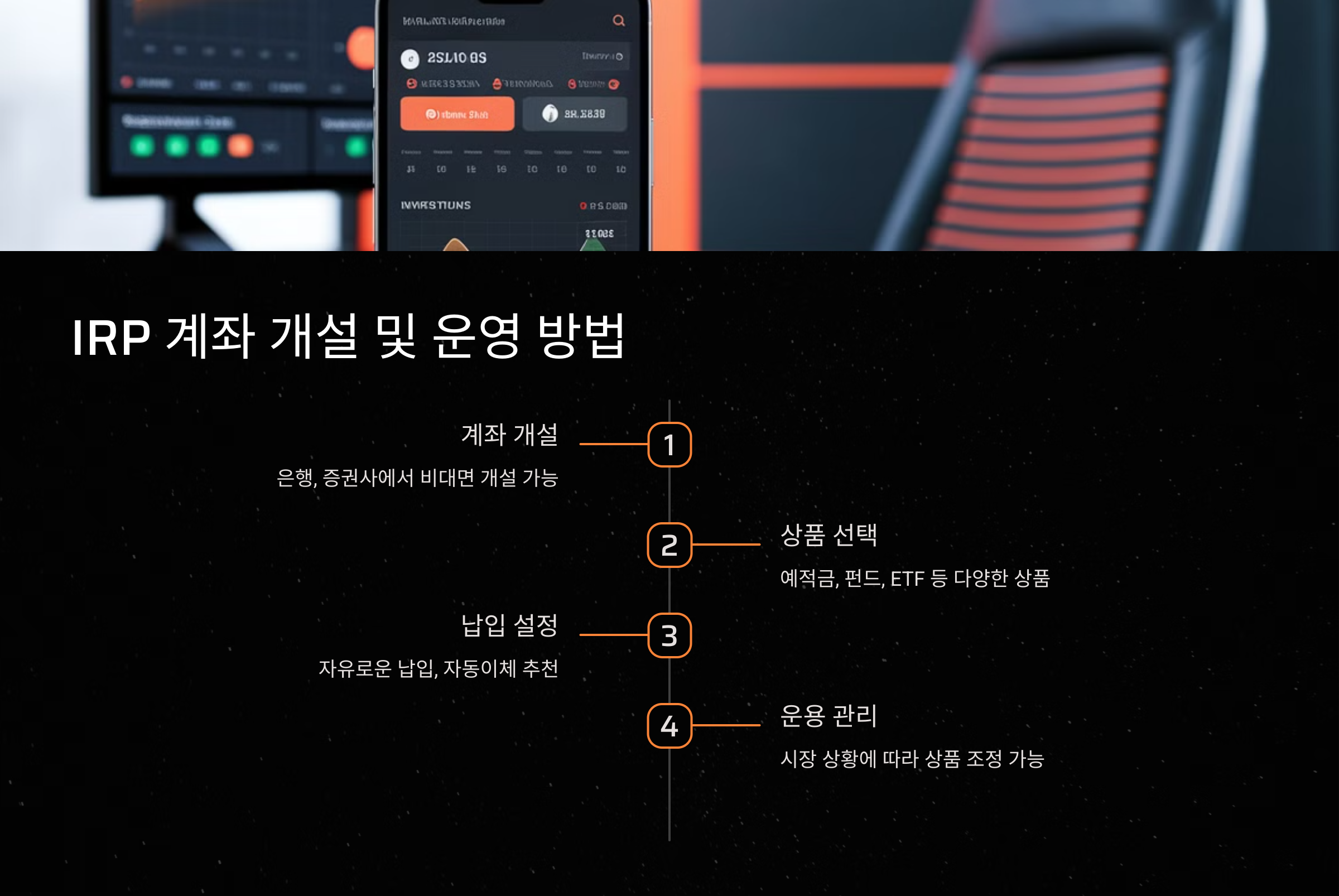 IRP 계좌 개설 및 운영 방법