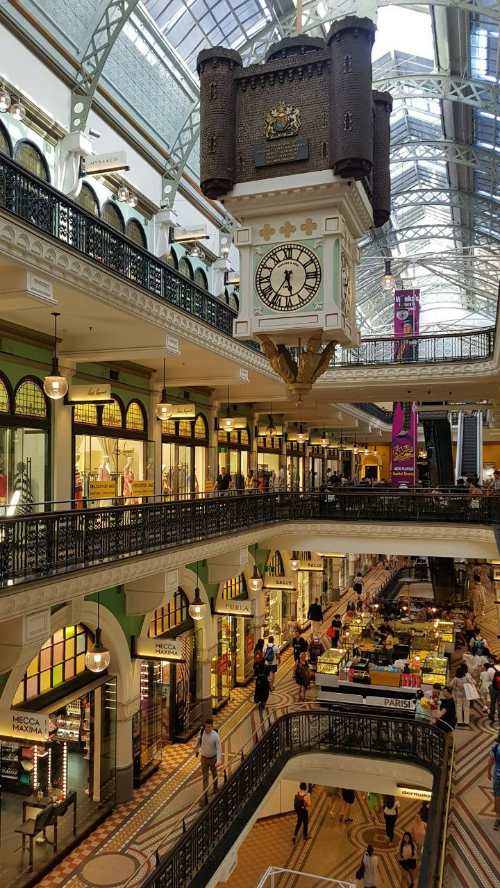 호주 시드니의 QVB&amp;#44; 내부전경