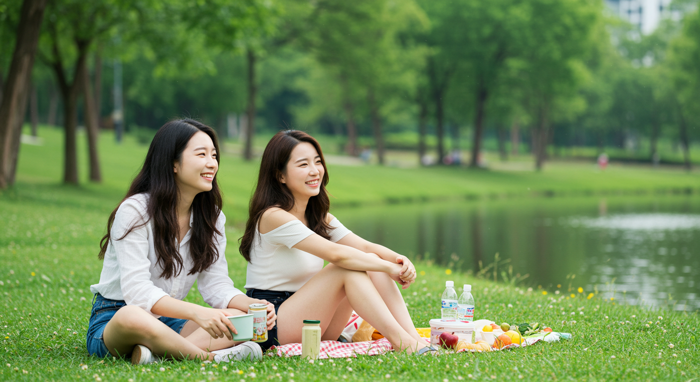 도심 속 파라다이스, 6월 호수공원 자전거 하이킹 & 피크닉 자연체험