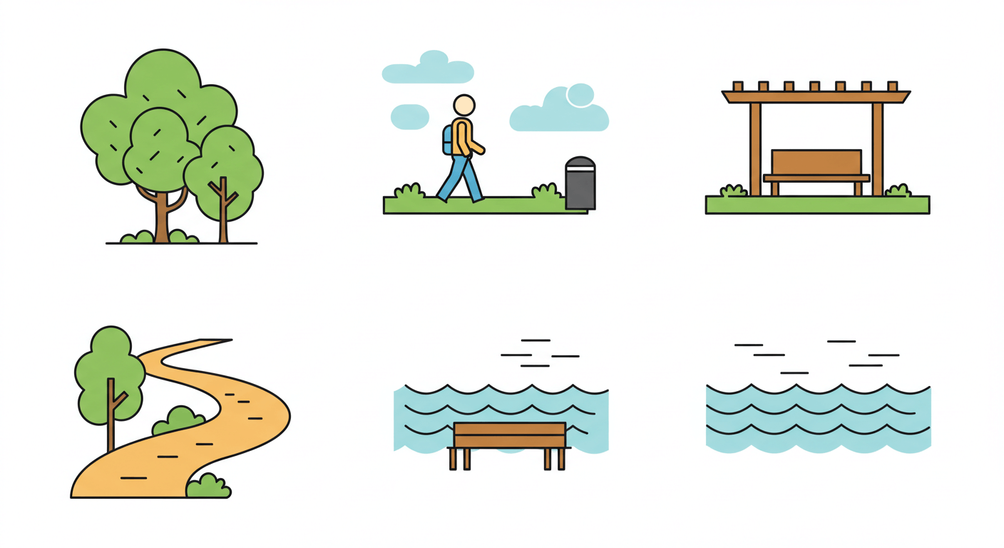 일상 속 쉼의 완충지: 도시숲과 수변공원