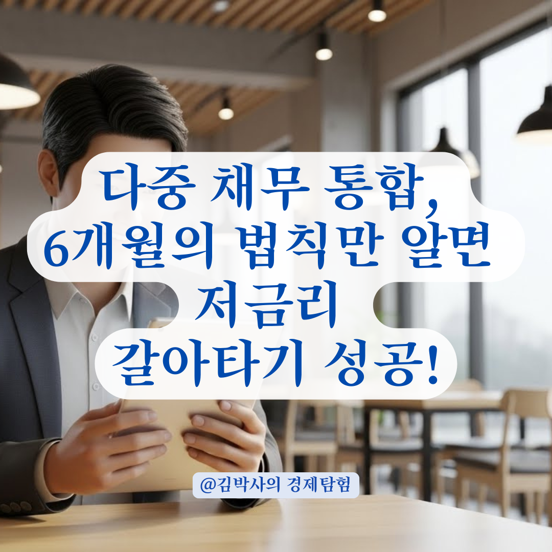 다중 채무 통합 시기, 낮은 금리로 갈아타기 위한 최적의 심사 간격 알아보기
