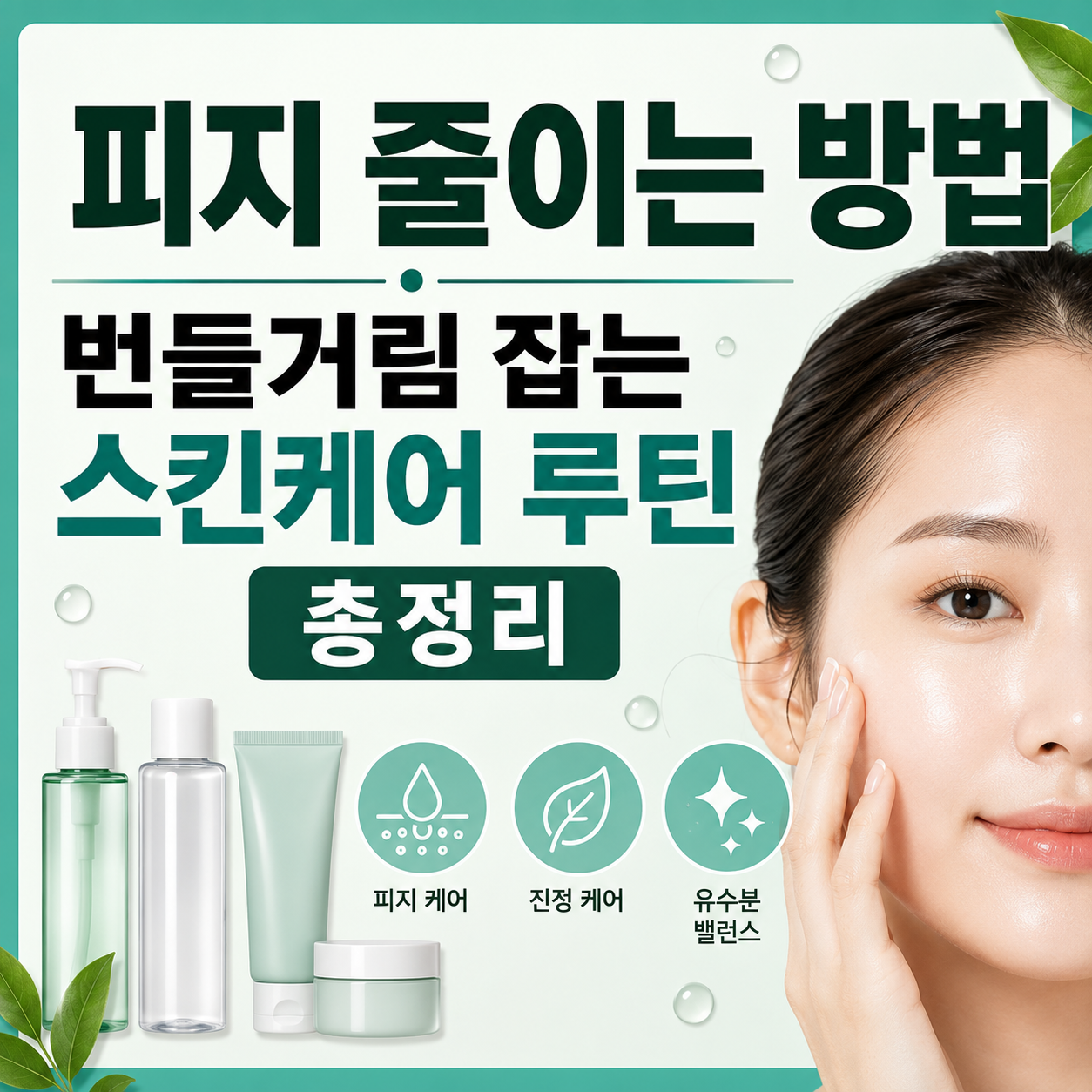 피지 줄이는 방법